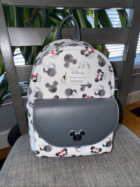 Disney Loungefly Minnie Mouse Cupcake Mickey Cookie Backpack